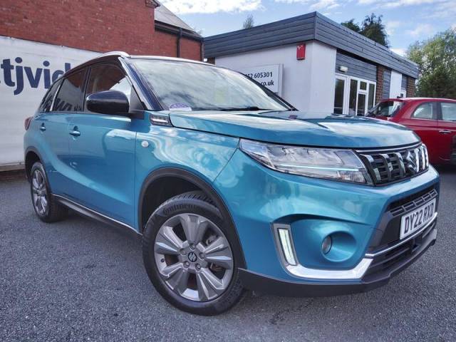 Suzuki Vitara 1.4 Boosterjet MHEV SZ-T Auto Euro 6 (s/s) 5dr SUV Hybrid Atlantis Turquoise with Gloss Black Roof