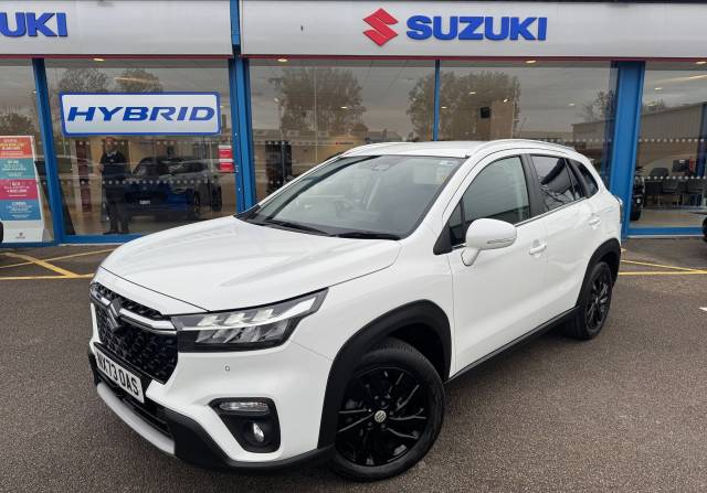 Suzuki S-Cross 1.4 Boosterjet MHEV Motion SUV 5dr Petrol Hybrid Manual Euro 6 (s/s) (129 ps) SUV Hybrid White
