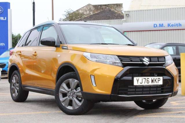 Suzuki Vitara 1.4 Boosterjet MHEV 109 Motion 5dr Auto SUV Hybrid Yellow