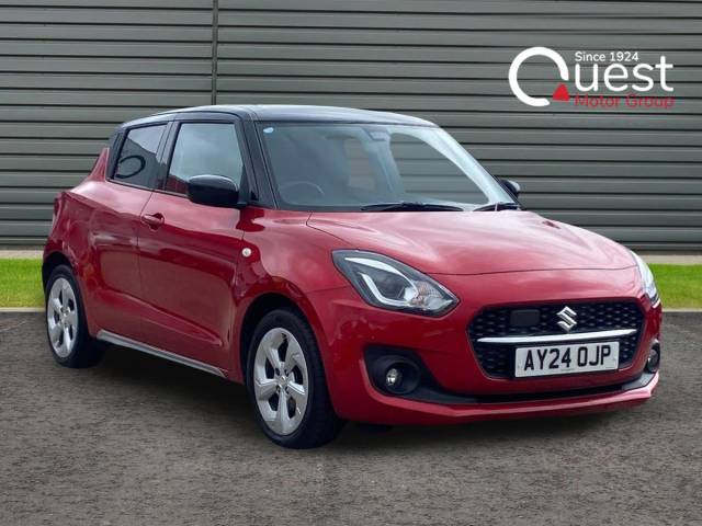 Suzuki Swift 1.2 Dualjet Mhev Sz T Hatchback 5dr Petrol Hybrid CVT Euro 6 (s/s) (83 Ps) Hatchback Petrol Red