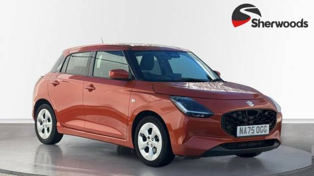 Suzuki Swift 1.2 MHEV Motion Hatchback 5dr Petrol Hybrid CVT Euro 6 (s/s) (82 ps) Hatchback Hybrid Orange