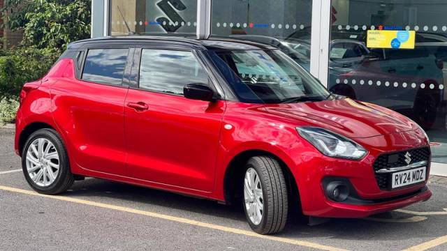 Suzuki Swift 1.2 Dualjet MHEV SZ-T Hatchback 5dr Petrol Hybrid CVT Euro 6 (s/s) (83 ps) Hatchback Hybrid Red