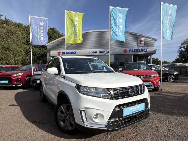 Suzuki Vitara 1.4 Sz-T Boosterjet Mhev Hatchback Hybrid white