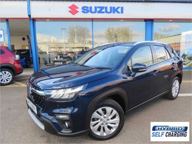 Suzuki S-Cross 1.4 Boosterjet MHEV Motion SUV 5dr Petrol Hybrid Manual Euro 6 (s/s) (129 ps) SUV Hybrid Blue